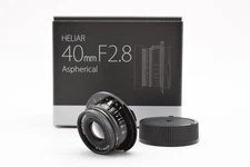 Voigtlander Heliar 40mm F2.8 Aspherical VM Black Lens From JAPAN #2541136