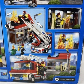 Lego City FIRE EMERGENCY 60003 Factory Sealed 2013 Retired 301 Pieces See Desc