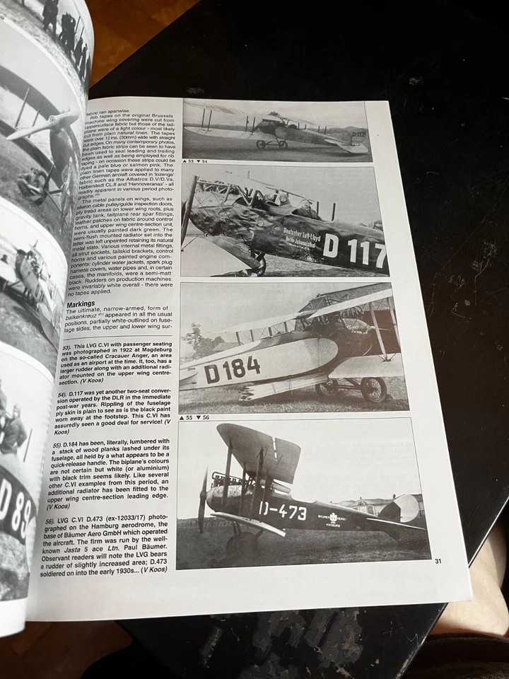 LVG C. VI AT WAR WINDSOCK DATAFILE #138 PHOTOS DRAWINGS SIDEVIEWS PHOTO RARE - Image 4 of 4