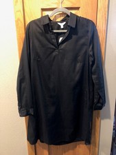 Brand New with tags!  Time and Tru Black Shirt Dress - Size M 8-10