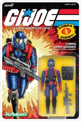G.I. Joe - ReAction+ Wv9 - Cobra Viper Gunner [New Toy] Action Figure, Collect