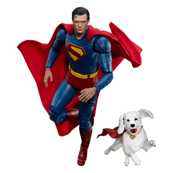 Beast Kingdom Toys Superman (2025) Actionfigur Superman & Krypto 21 Cm-image