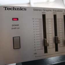 TECHNICS SH-8025   EQUALIZER  STEREO GRAFICO AUDIO  ALTA FEDELTA Vintage HI-FI