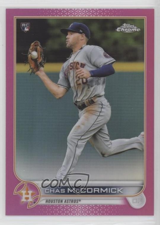 2022 Topps Chrome Pink Refractor Chas McCormick #43 Rookie RC 0px