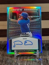 2022 Panini Prizm Draft Picks #SS-JE Jeferson Espinal Signing Sessions Silver