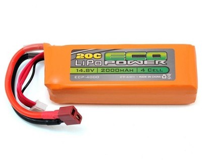 ECOPOWER Electron 4S LiPo 20C Battery Pack (14.8V/2000mAh) / ECP-4000