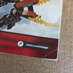 LEGO 70599 Ninjago Masters Of Spinjitzu Booklet Only 