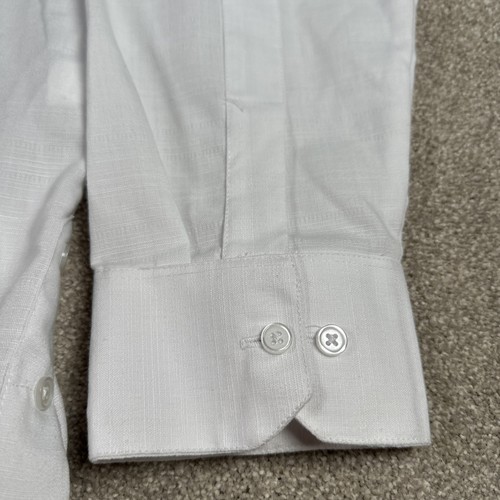 Guayaberas Auténtica Arte Textil Mens Dress Shirt 42 Cotton Linen Formal Dress - Picture 4 of 13