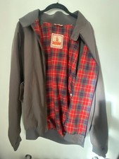 Vintage Baracuta Jacket Mens 44 Grey Harrington G9 Bomber Tartan Plaid Lined Mod