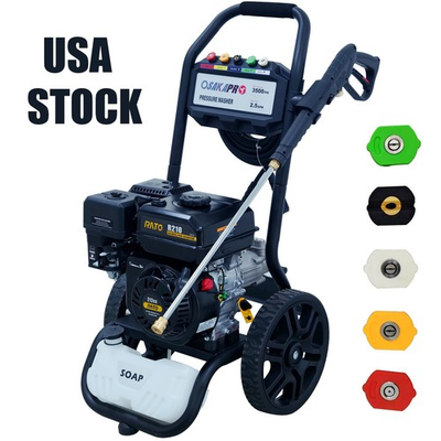 #ad #ad US Stock 3500PSI Gas Pressure Washer 212CC RATO Engine Gas Powered High Pressure $434.99