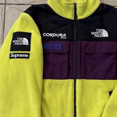 Supreme The North Face Cordura Expedition Fleece Size L Jacket Coat Denali