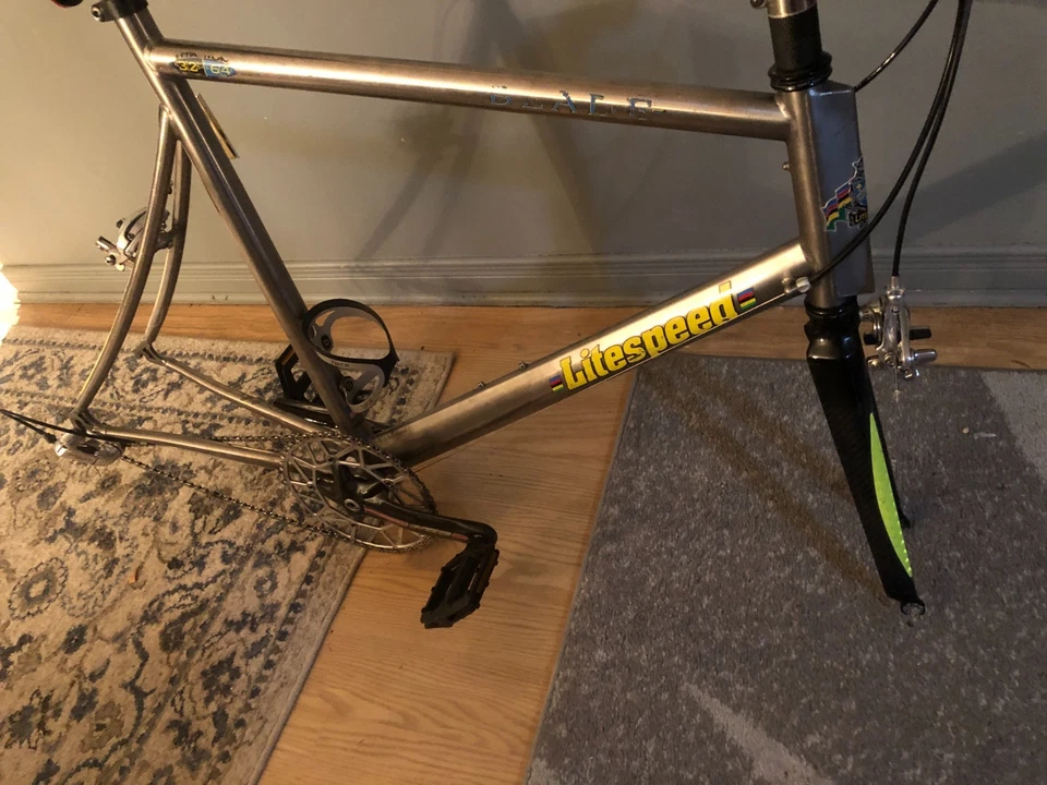 1999 Litespeed Blade Titanium TT Triathlon Bike 650C Frame size 58cm - Image 4 of 4