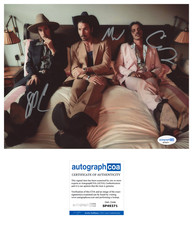 'Midland' Full Band Signed 8x10 Photo Mark Wystrach, Jess & Cameron ACOA