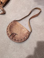 Vintage Hand-Tooled Leather Purse Handbag