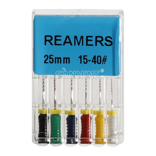 10-100Confezioni 25mm Dentale Endo Radice Canale File Alesatori Acciaio Inox Uso Manuale - Foto 58 di 65