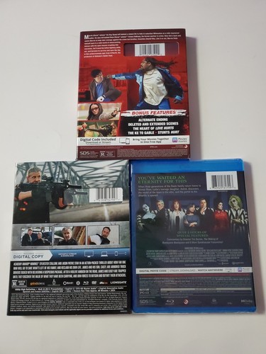 3 BLU-RAY MOVIE LOT, LOVE HURTS + ARMOR + BEETLEJUICE BEETLEJUICE, - Bild 2 von 2