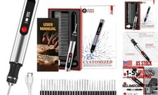 Engraving Pen, Ultimate Cordless Engraving Pen for Artists DIYers - Grey