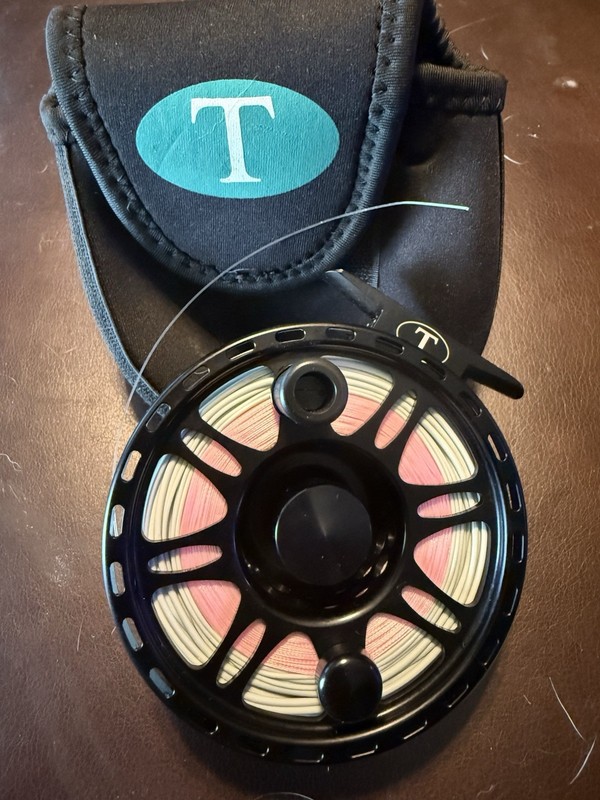 NEW TIBOR EVERGLADES FROST BLACK #7-9 FLY FISHING REEL