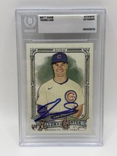 MATT SHAW SIGNED CHICAGO CUBS 2025 ALLEN AND GINTER - BECKETT COA