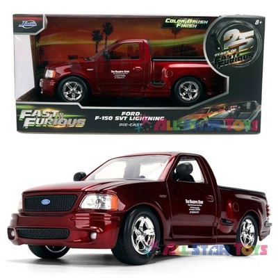 FORD F-150 SVT LIGHTNING COLOR BRUSH ''FAST & FURIOUS 25 YEARS'' 1/24 JADA 37876