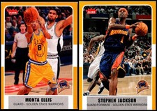 2007 Fleer Golden State Warriors (2) Card Lot - UNIQUE FIND – ONE OF A KIND