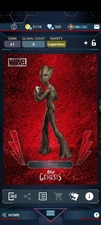 Topps Marvel Collect Genesis Groot Red Legendary /5cc Digital Card