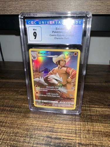 2019 Excadrill 246/236 Cosmic Eclipse Character Rare Pokémon CGC 9 Mint