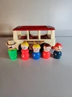 Fisher Price 1969 Vintage Mini Bus Family Van with 5 Little People