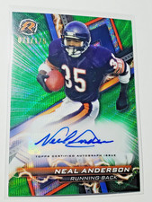 Neal Anderson 2023 Topps Composite #RA-NA Green Resurgence Autograph 71/175 card