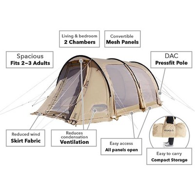 DOD Outdoors Kamaboko Super Tent Tan, M | eBay