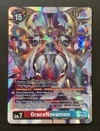 GraceNovamon BT25-103 SEC - Dual Revolution - Digimon TCG