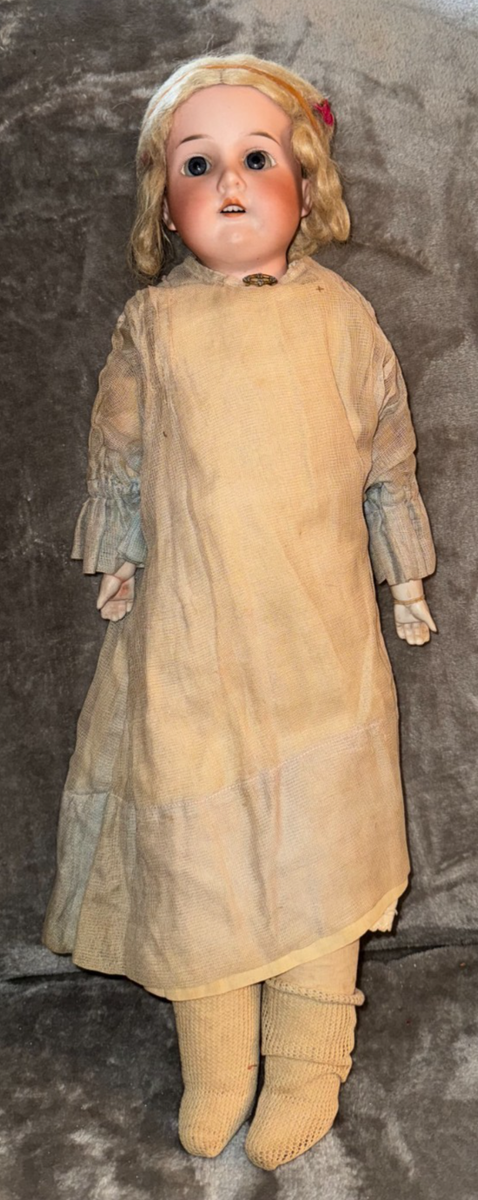 Armand Marcel 370mold(20世紀初頭の磁器人形) Antique Bisque Head Doll AM 9 DEP German Armand Marseille 370 - 21