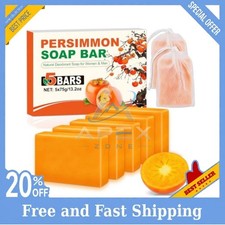 5 Pack Persimmon Soap Bar Body Odor Control Natural Deodorant for Men  Women