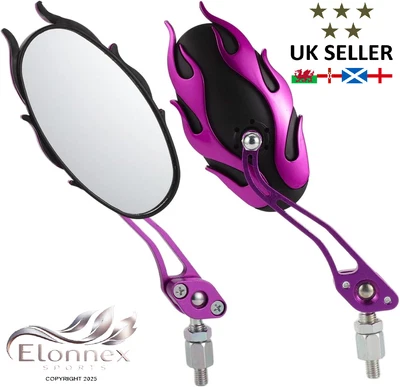 ELONNEX UNIVERSAL MOBILITÄT ROLLER SPIEGEL MARKANTES DESIGN 8mm und 10mm PASSFORM