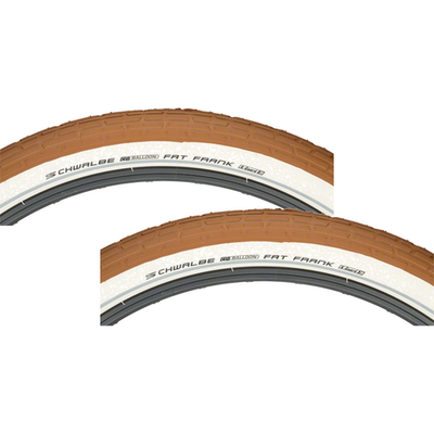 #ad #ad Pack of 2 Schwalbe Fat Frank Tire 26 x 2.35 Wire Brown White Active Line $71.77