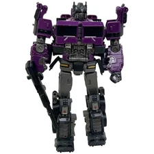 Transformers Third Party Shattered Glass Purple Optimus Prime Action Figure Used