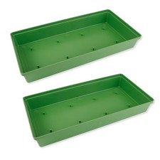 2 PCS Plastic Design Bowl 11 Inch Flower Arrangement Base Centerpiece Decor