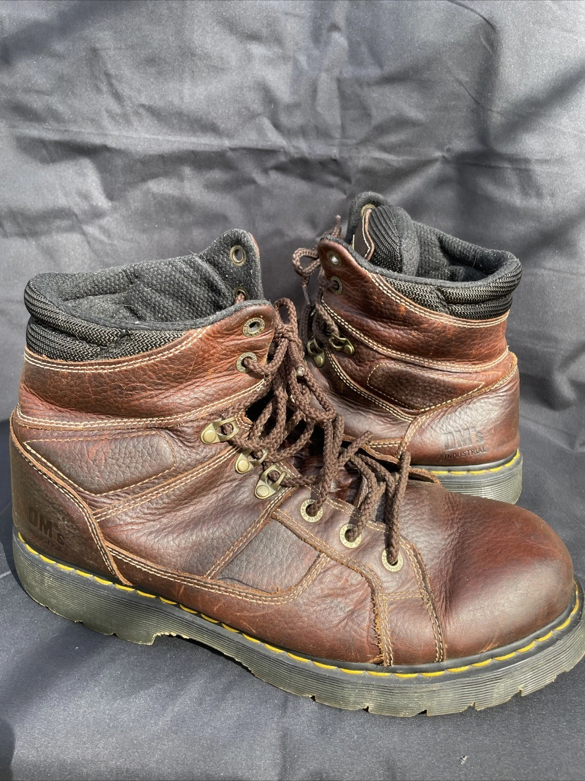 Dr Doc Martens Industrial IronBridge Chukka Boots AW004 Chunky Brown Men’s 14