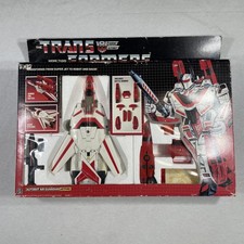 1984 Transformers G1 Jetfire 100 Complete In Box Hasbro No Repro