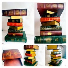 Tavolo Vintage Finti Libri Impilati Libreria - Esemplare Rarissimo