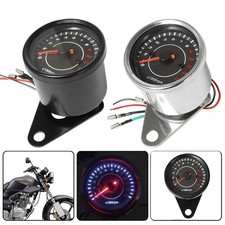 Universal Motorcycle Tachometer LED Screen DC 12V Meter Gauge 13k Speedometer