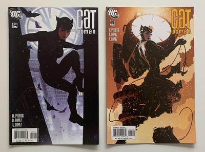 Catwoman #64 & 65 Adam Hughes covers (DC 2007) 2 x VF/NM condition issues