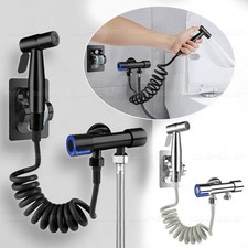 Toilet Shattaf Adapter Hose Bidet Spray Stainless Steel Handheld Shower Head US