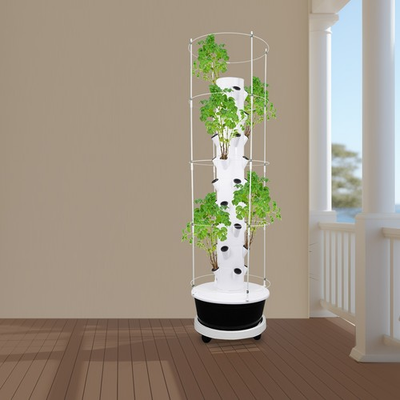 #ad Growing Tower w Climbing Trellis 36 Plant Hydroponic Indoor Vertical Garden Kit $178.29