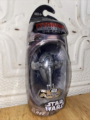 Star Wars: Titanium Series Die Cast - Boba Fett Slave 1