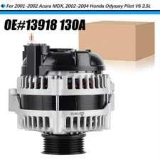 Alternator 13918 130Amp For Honda Pilot 03-04 Odyssey 02-04 Acura MDX 01-02 3.5L