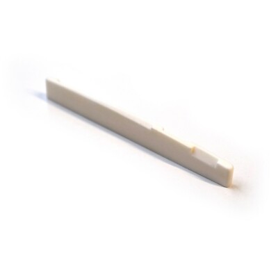 NEU Hochwertiger 100% Knochen Sattel 72mm kompensiert für Akustikgitarren