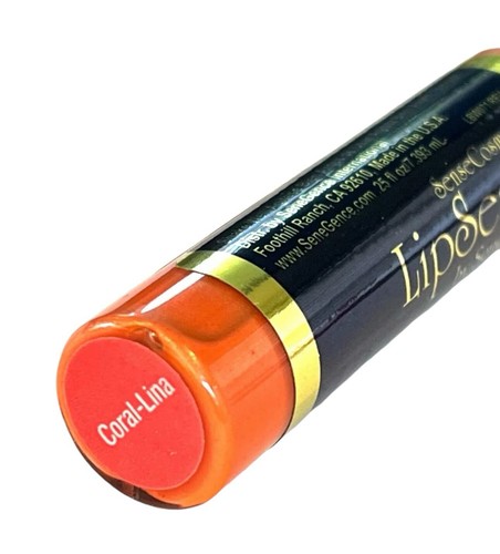 LipSense By SeneGence Coral Lina Long Lasting Liquid Lip Color Sealed .25 oz - Picture 3 of 11