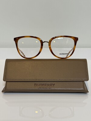 NIB Burberry 2366U 4019 light Havana Cateye Acetate Woman Eyeglasses 51mm