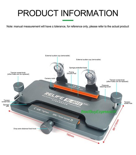Relife RL-601S Mini 3in1 Multifunction LCD Screen Remover / Press Fixture UK - Picture 5 of 9